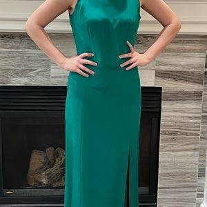Emerald Green Silk evening homecoming or Prom dress?